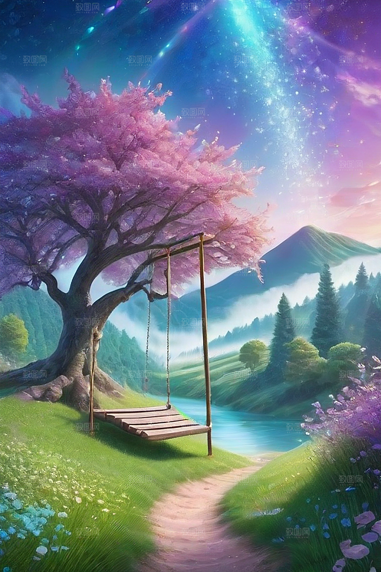 蓝玫瑰的舞蹈美景