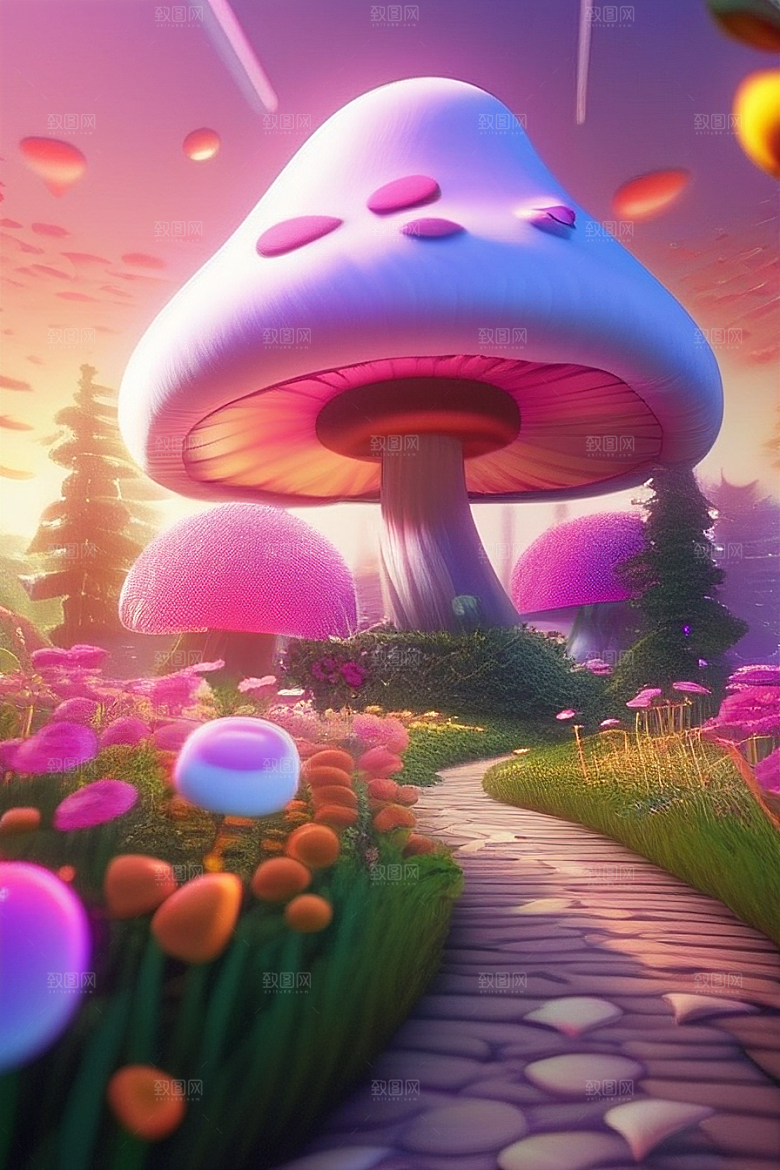 魔法花园中的奇幻世界