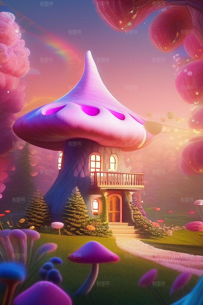 魔法花园中的奇幻世界