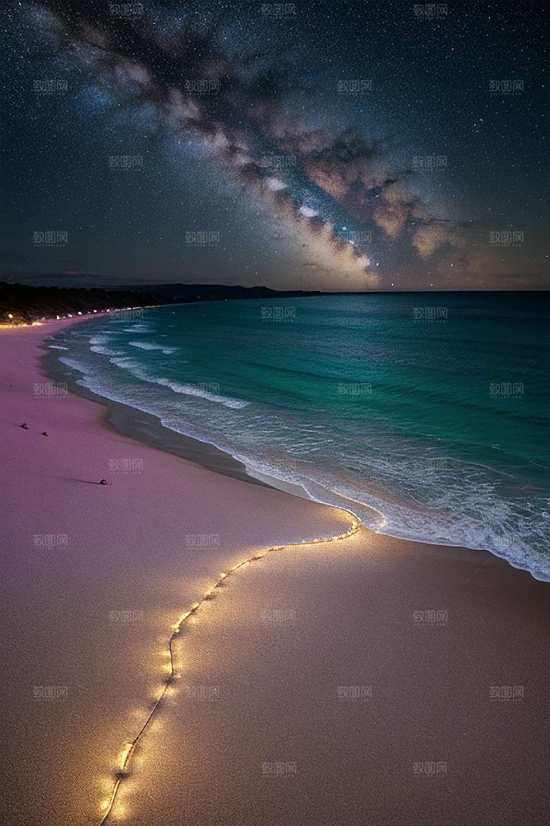 爱与星光银河星光洒满海滩