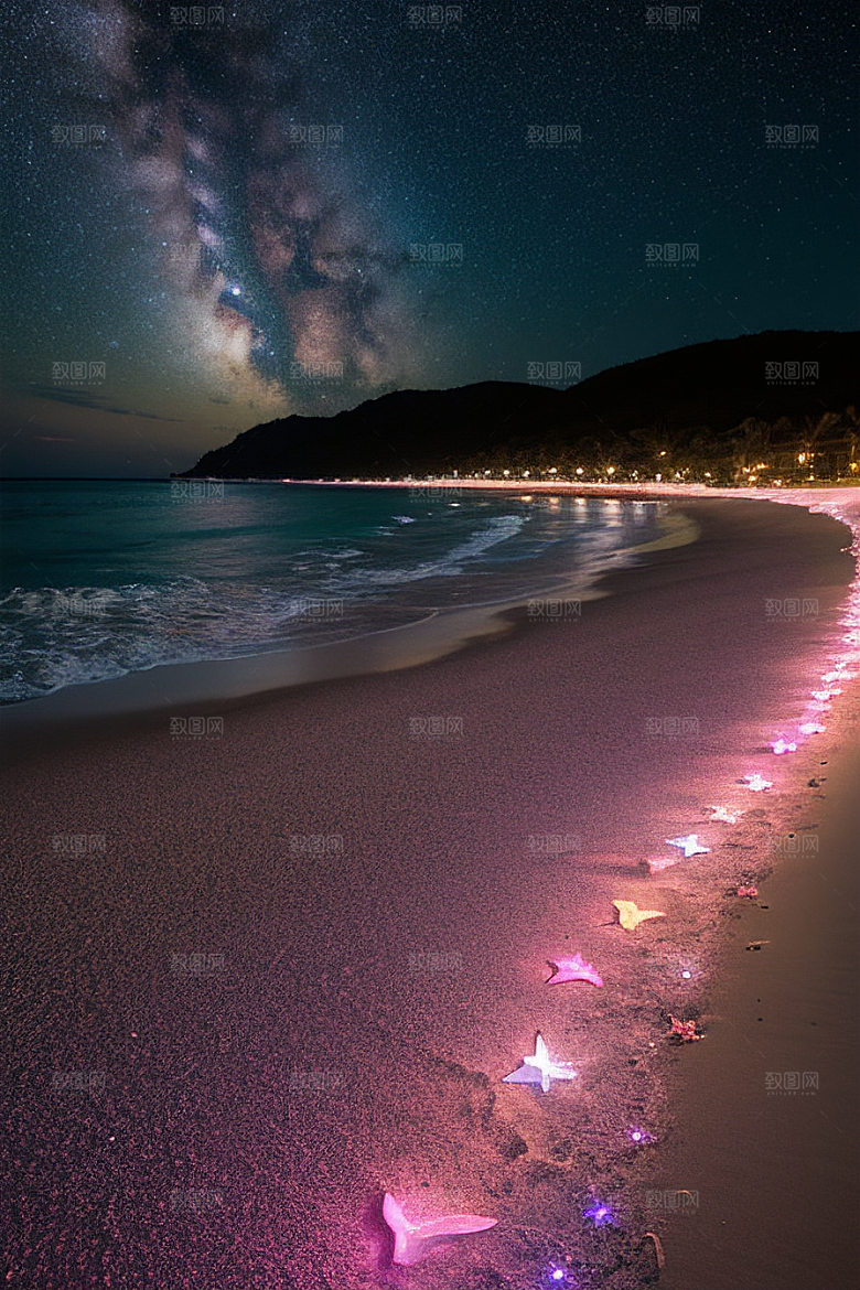 爱与星光银河星光洒满海滩