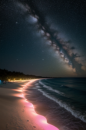 爱与星光银河星光洒满海滩