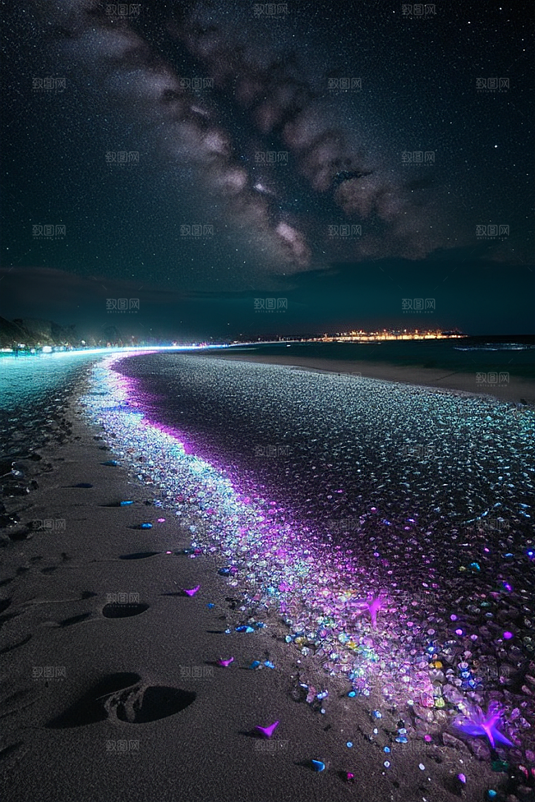 爱与星光银河星光洒满海滩