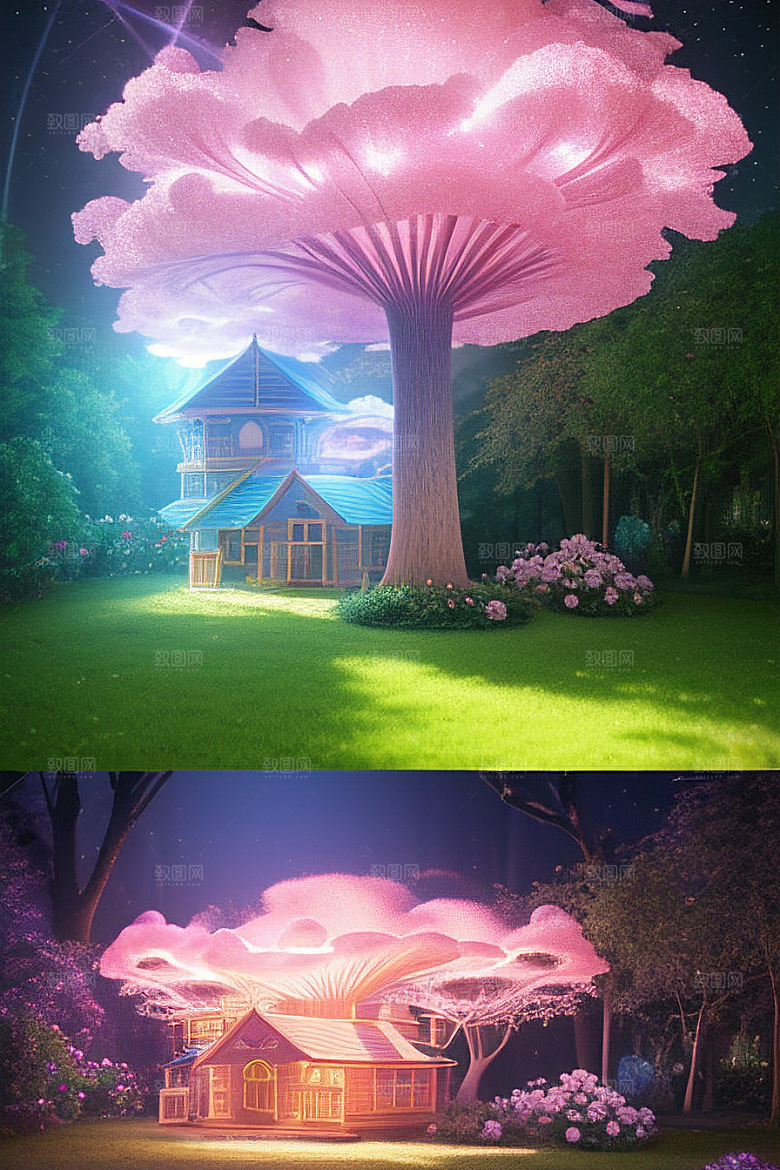 魔法花园中的奇幻世界