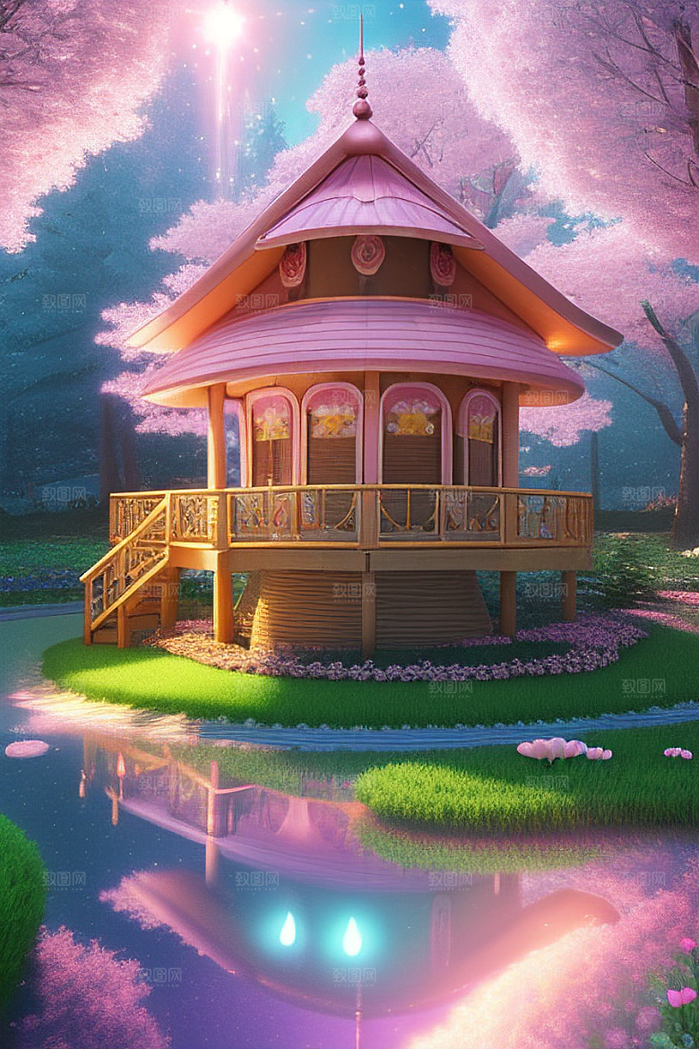 魔法花园中的奇幻世界