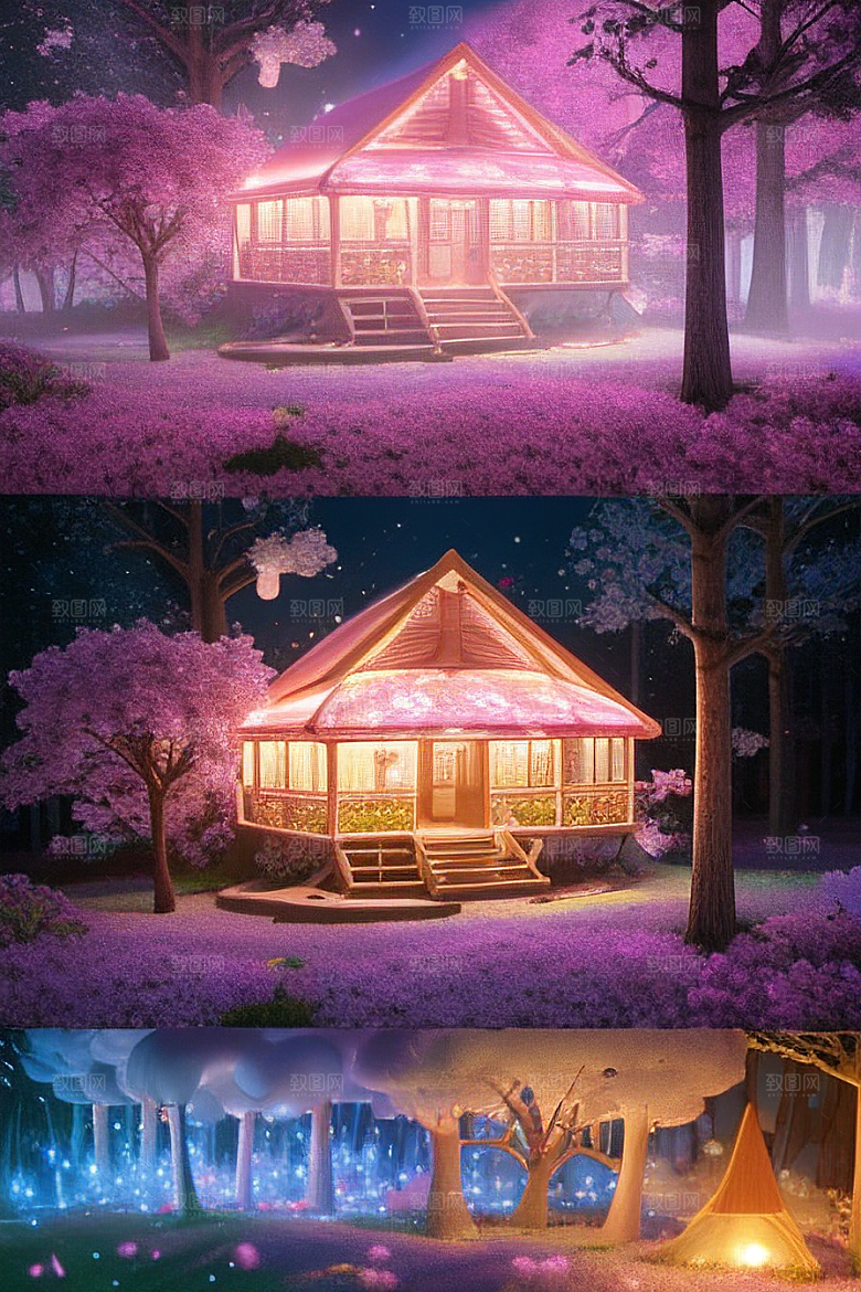 美丽如仙境的童话艺术风格