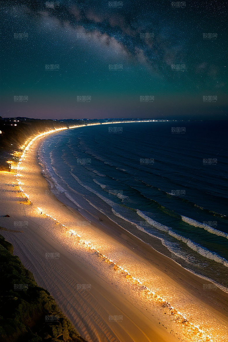 爱与星光银河星光洒满海滩