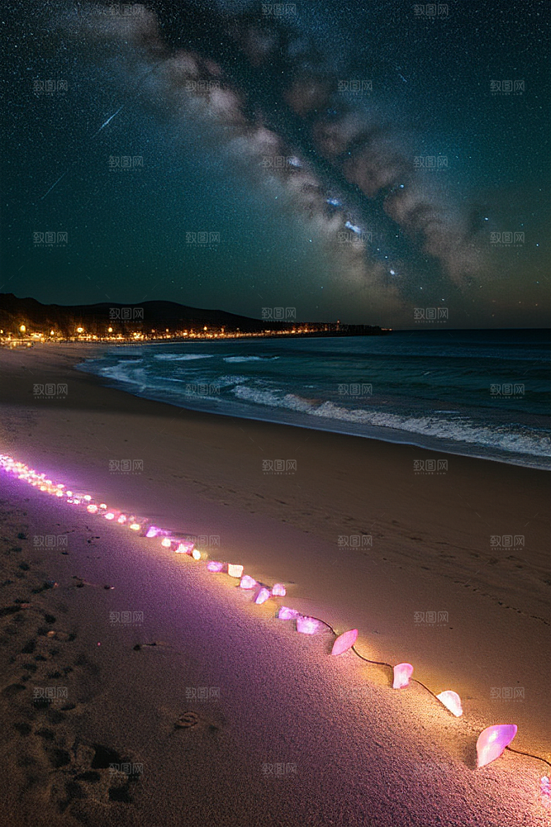 爱与星光银河星光洒满海滩