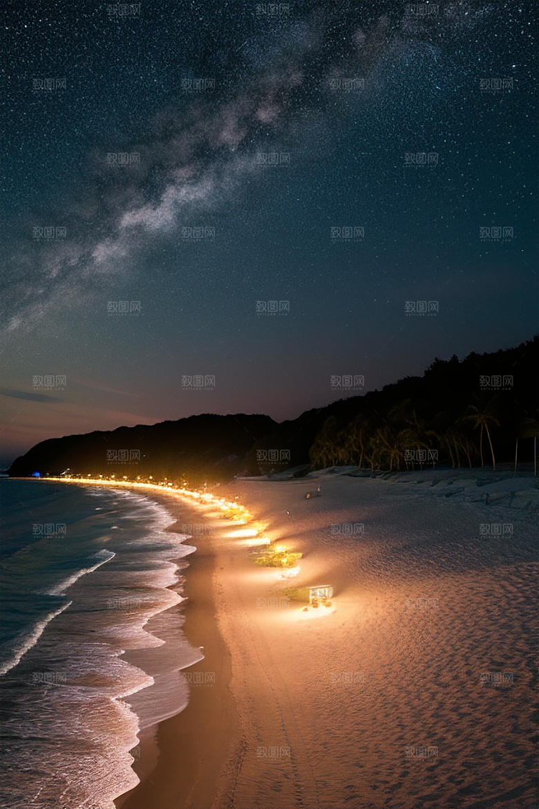 爱与星光银河星光洒满海滩