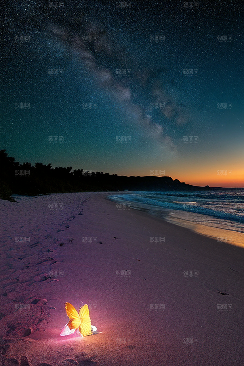 爱与星光银河星光洒满海滩