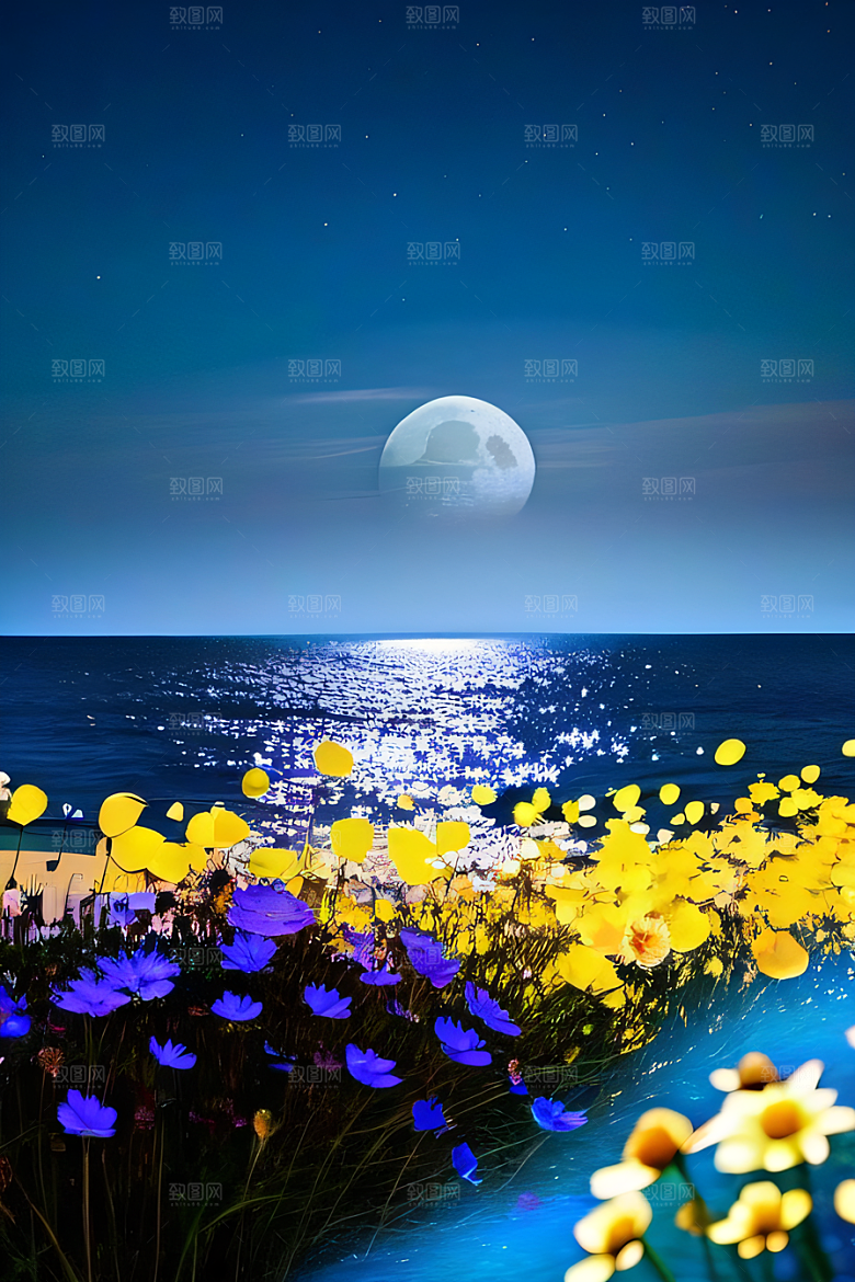 月光如水花海的魅力