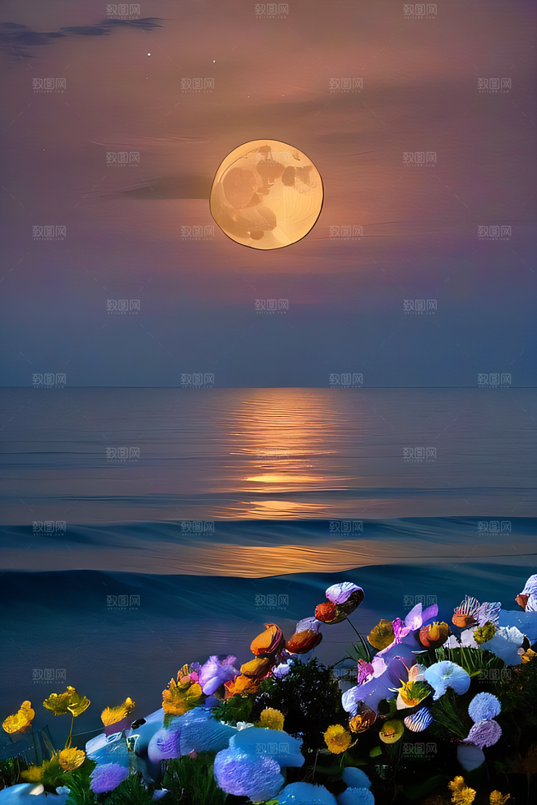 月光如水花海的魅力