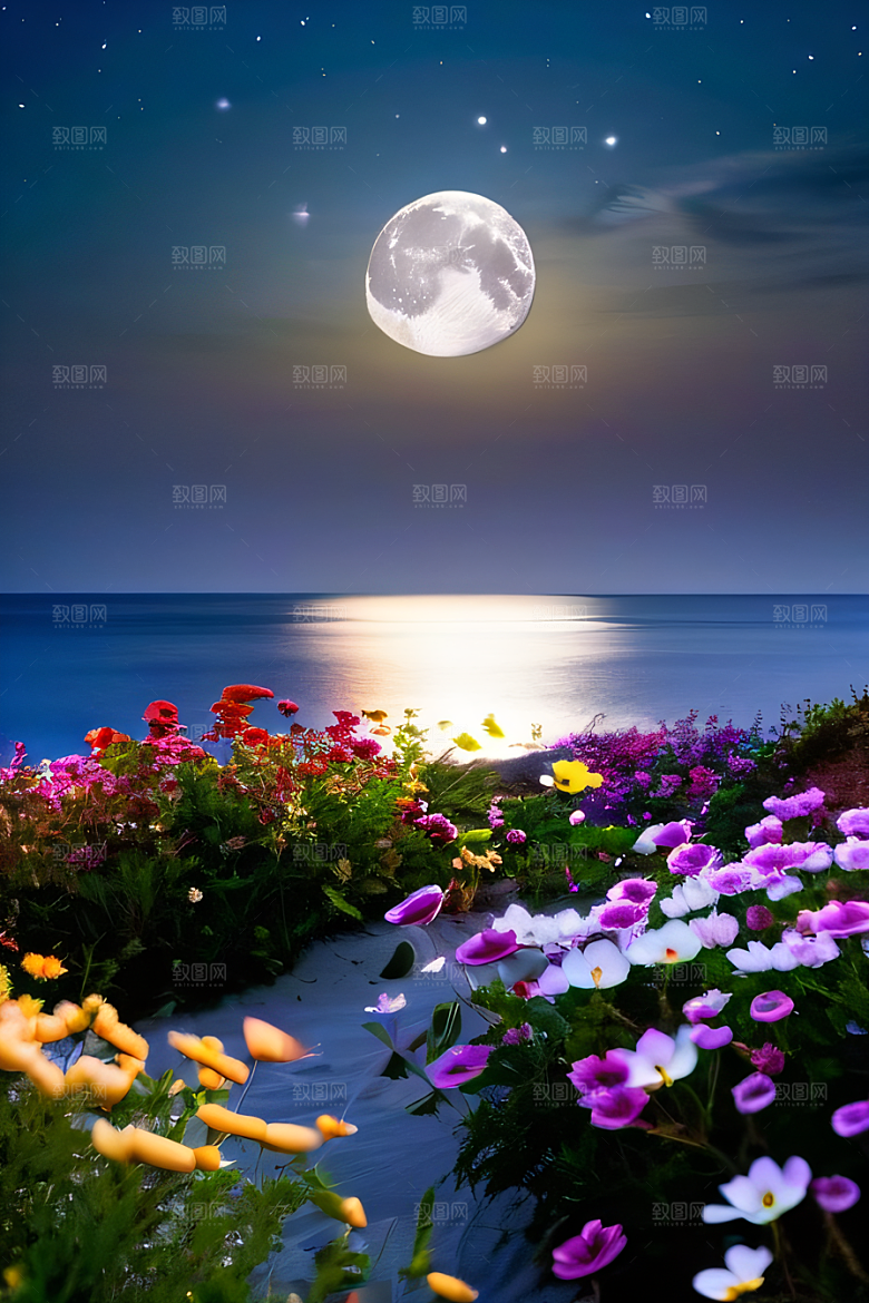 月光如水花海的魅力