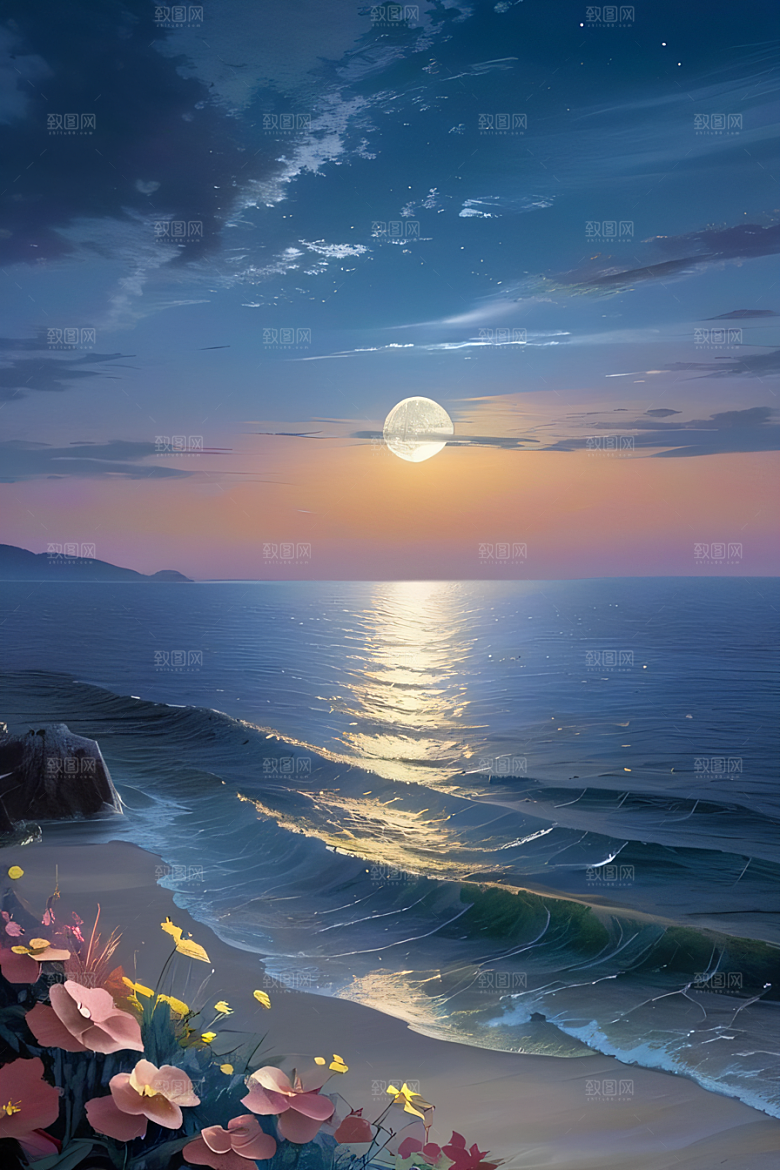 月光如水花海的魅力
