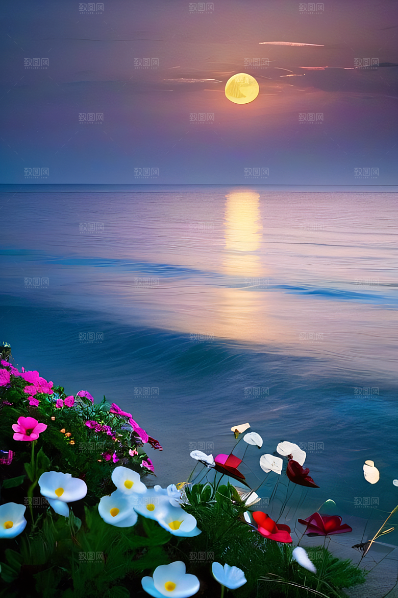 月光如水花海的魅力