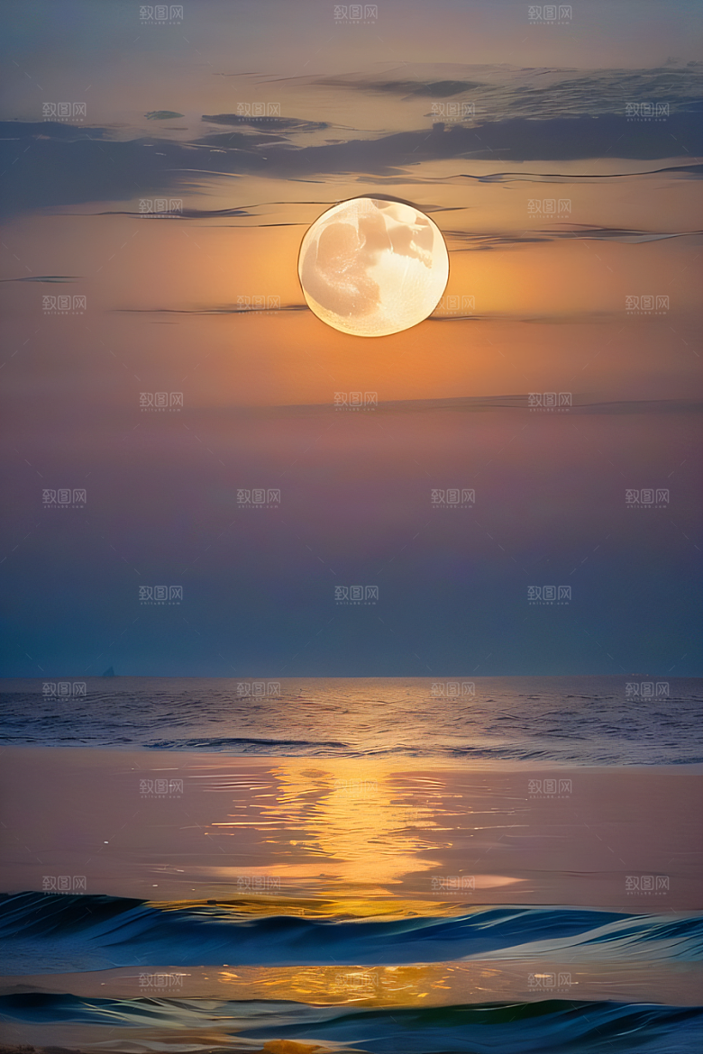 月夜之梦花海的幻境