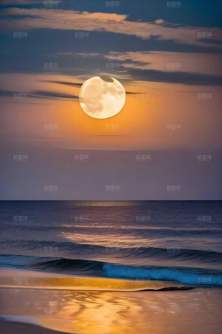 月夜之梦花海的幻境
