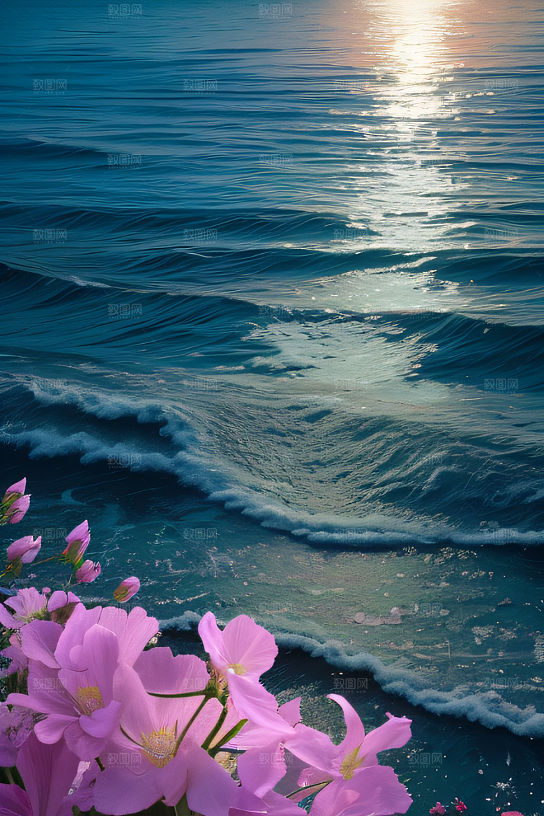 月光如诗浪漫花海