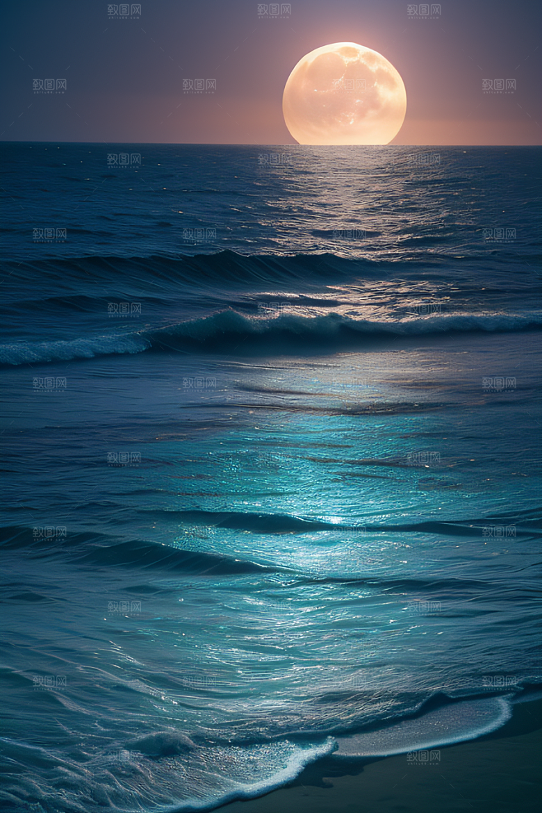 月光如诗浪漫花海