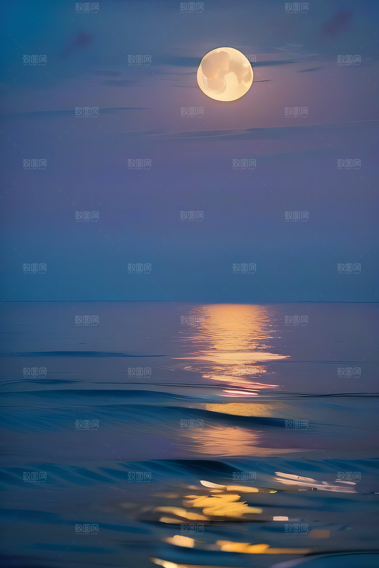 月光如诗浪漫花海