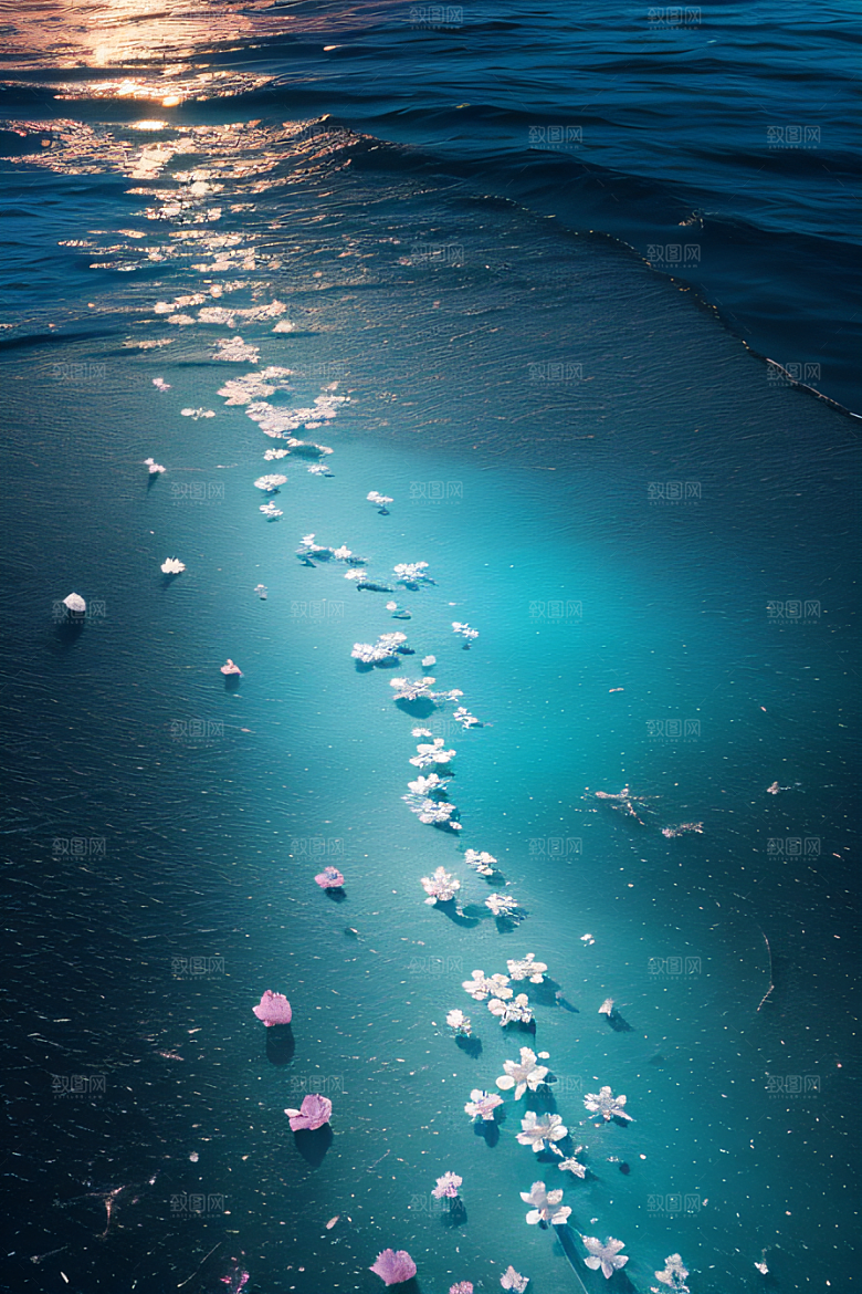 月夜轻歌花海的诗意