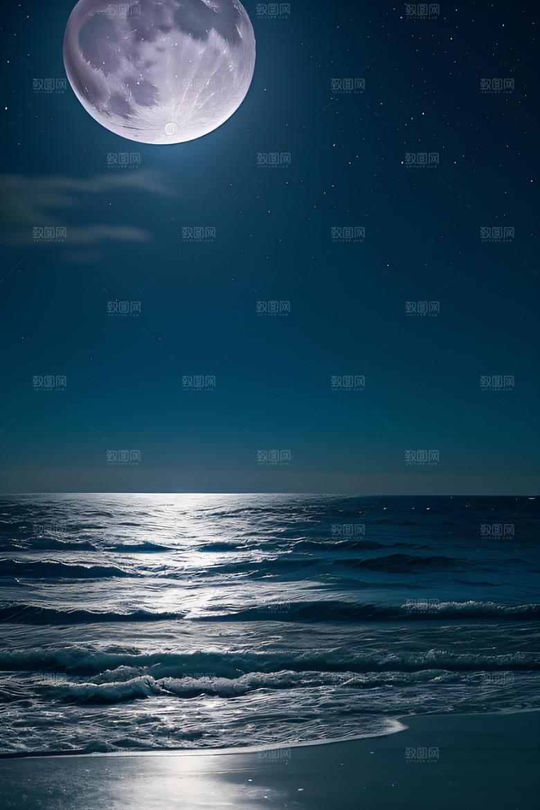 月夜轻歌花海的诗意