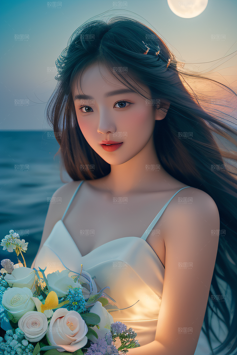 月夜轻歌花海的诗意