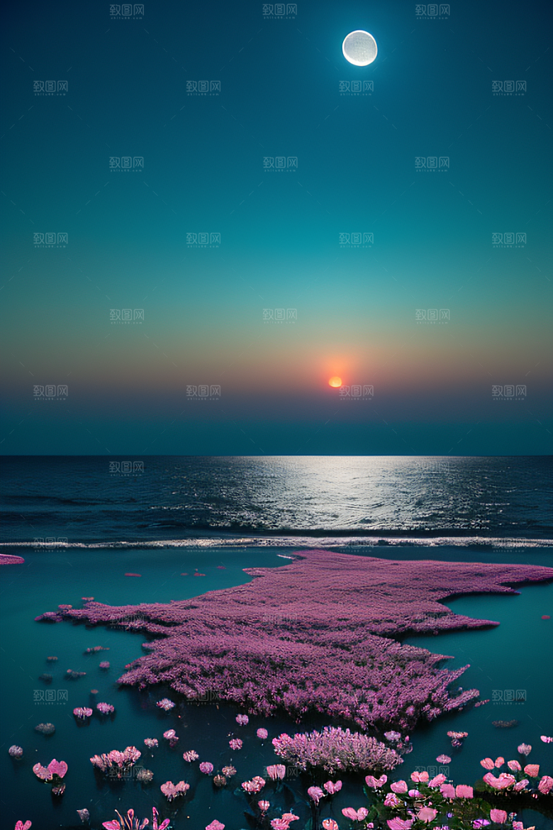月光如水花海的魅力