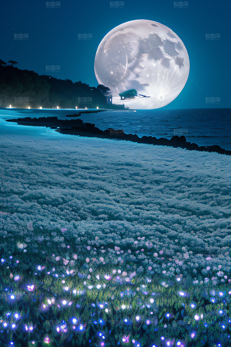 月光如水花海的魅力