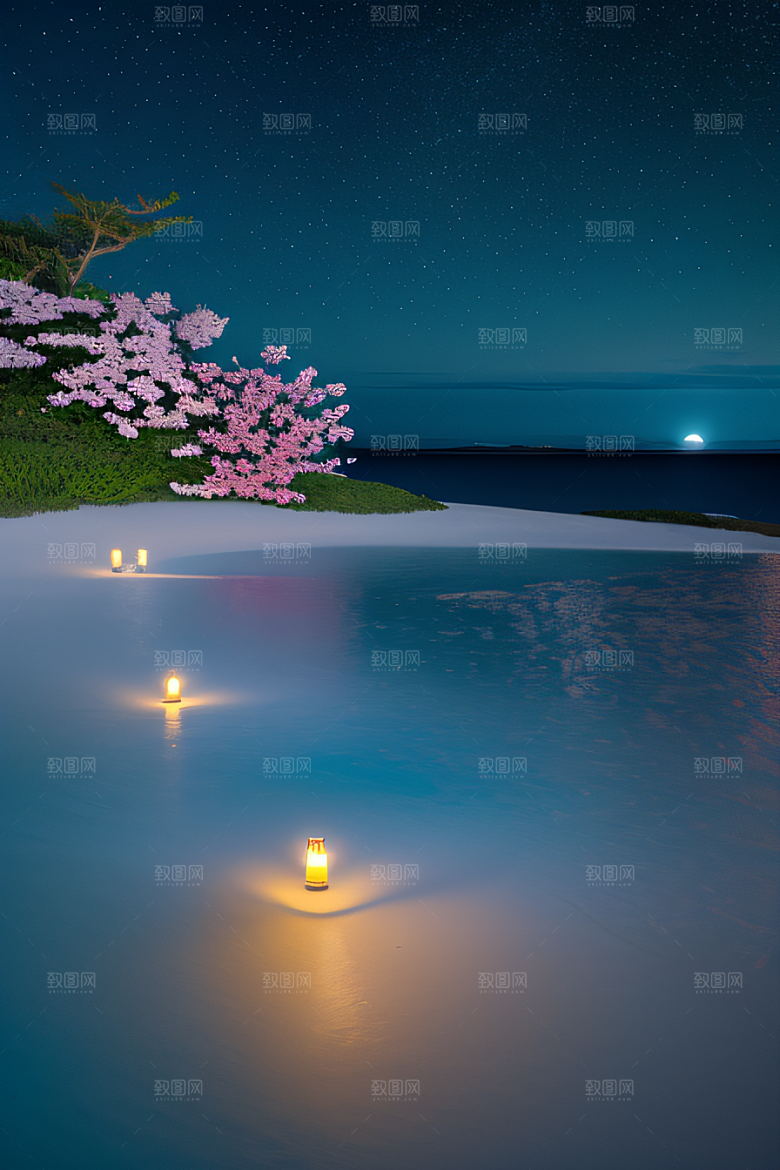 月光如水花海的魅力