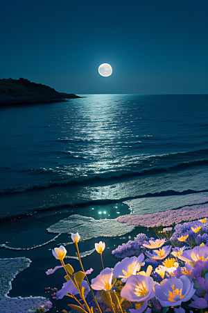 月光如水花海的魅力