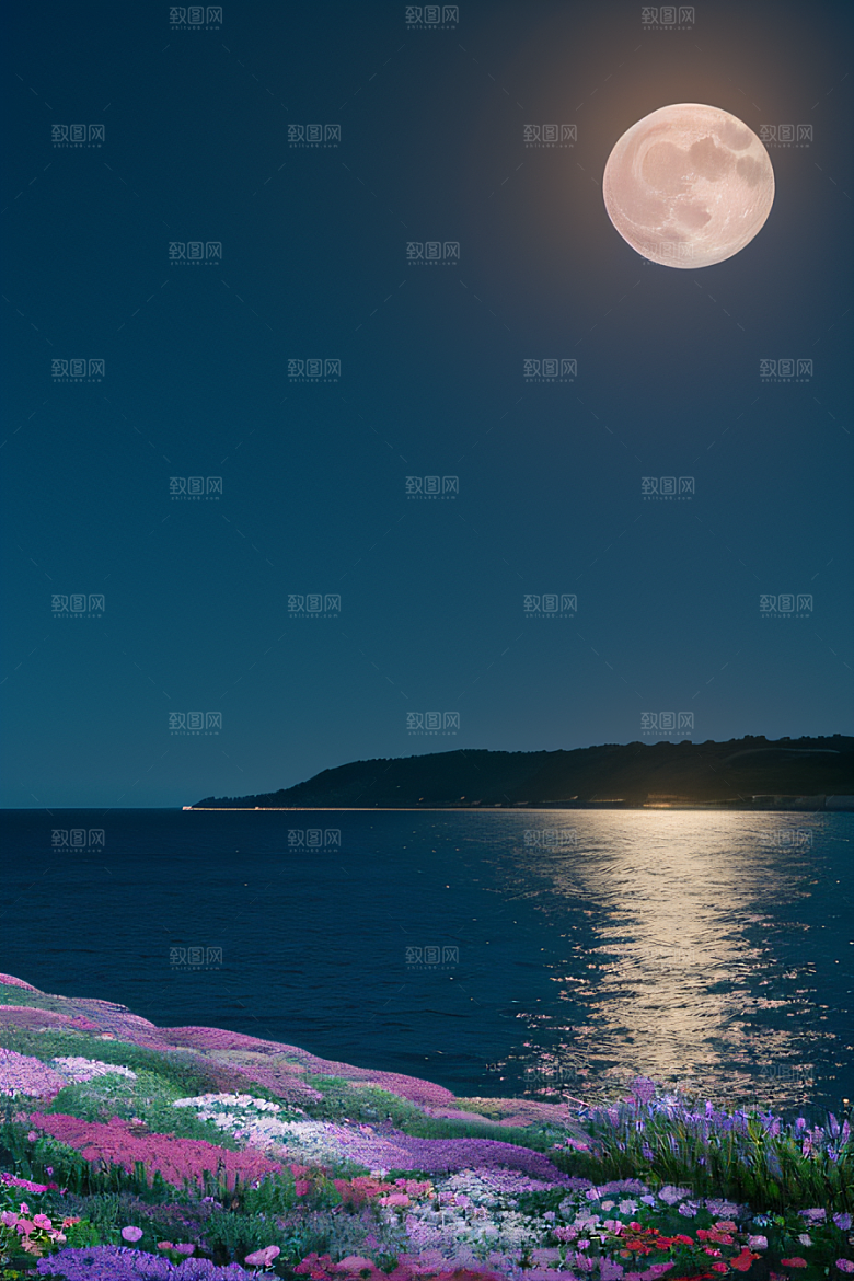 月光如水花海的魅力