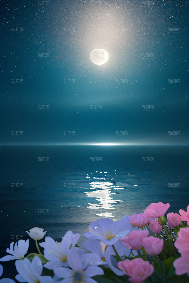 月光如水花海的魅力