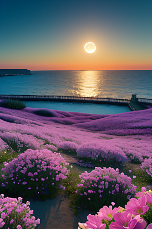 月光如水花海的魅力