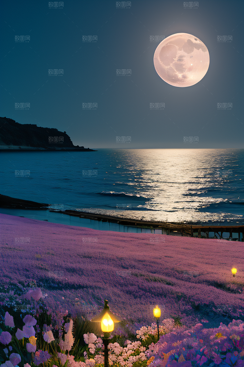 月光如水花海的魅力
