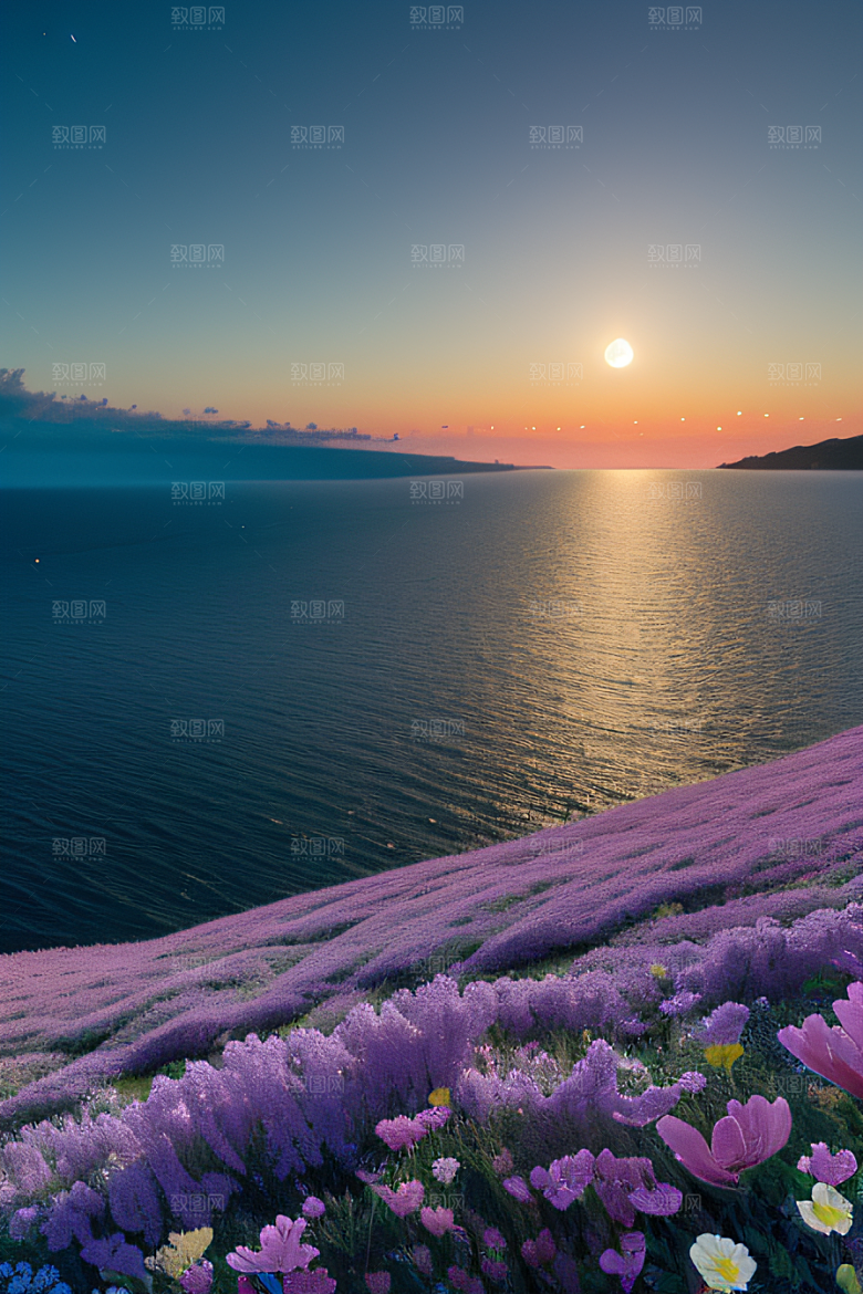 月光如水花海的魅力