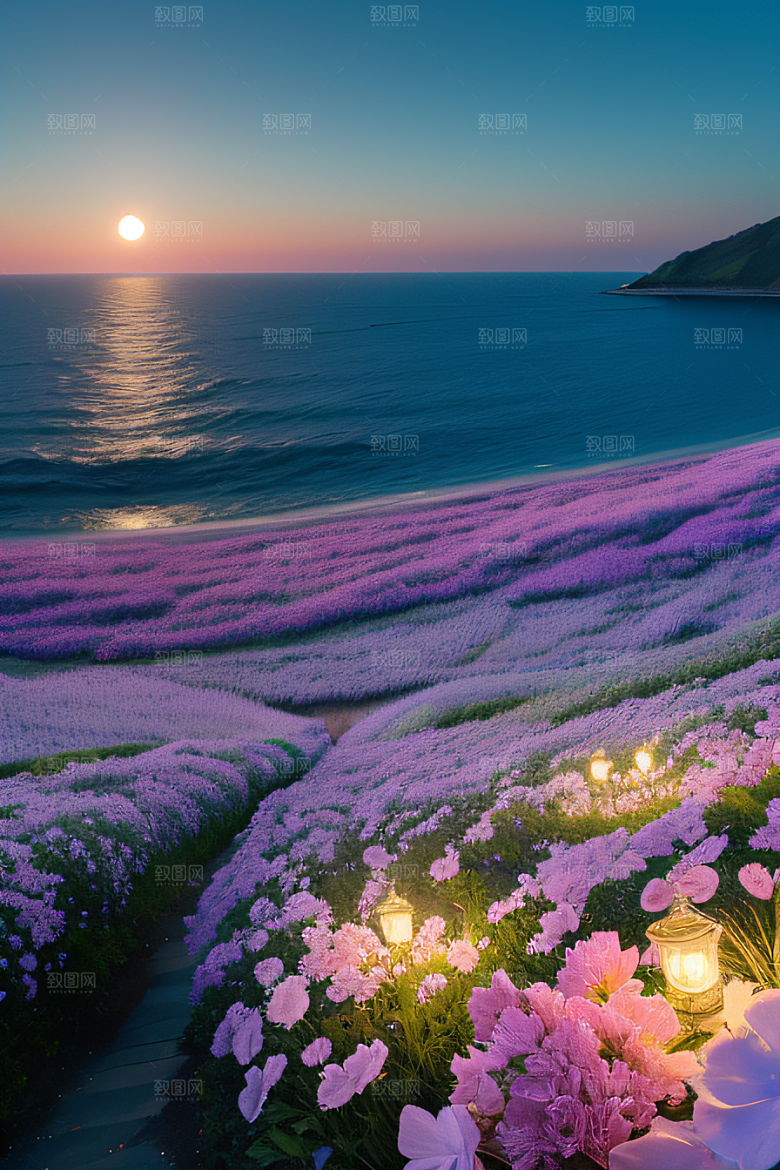 月光如水花海的魅力