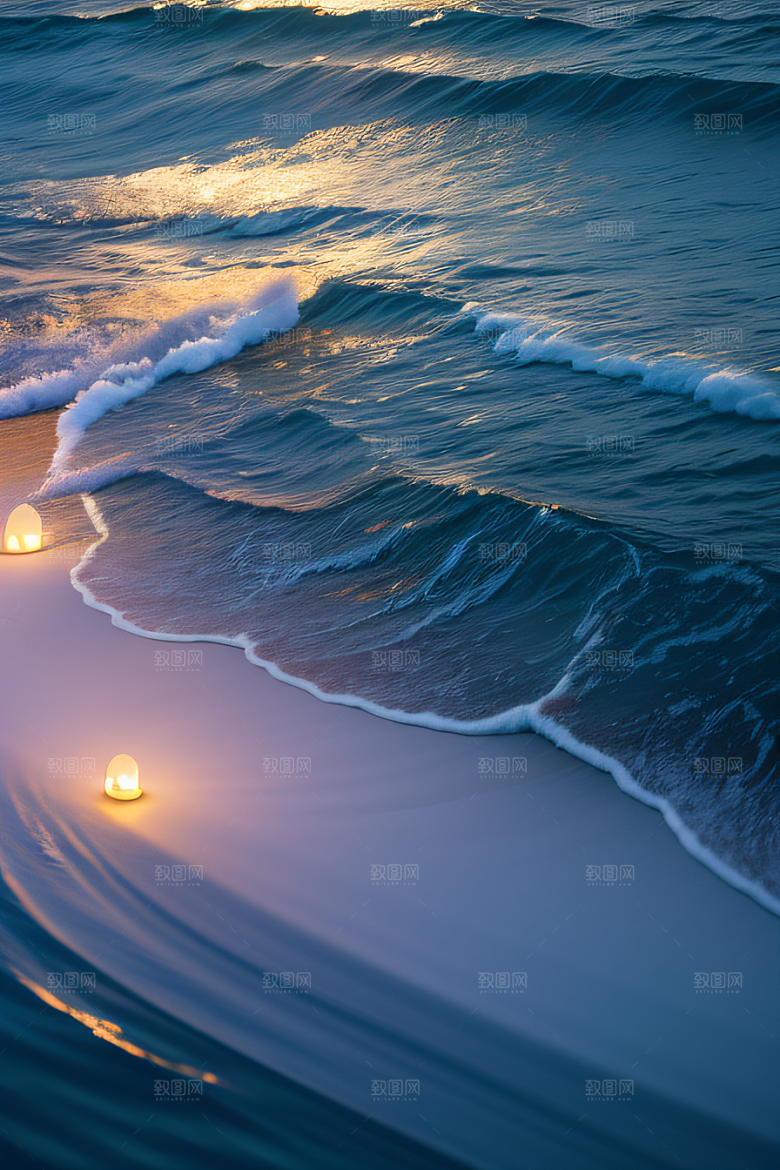 月夜之梦花海的幻境