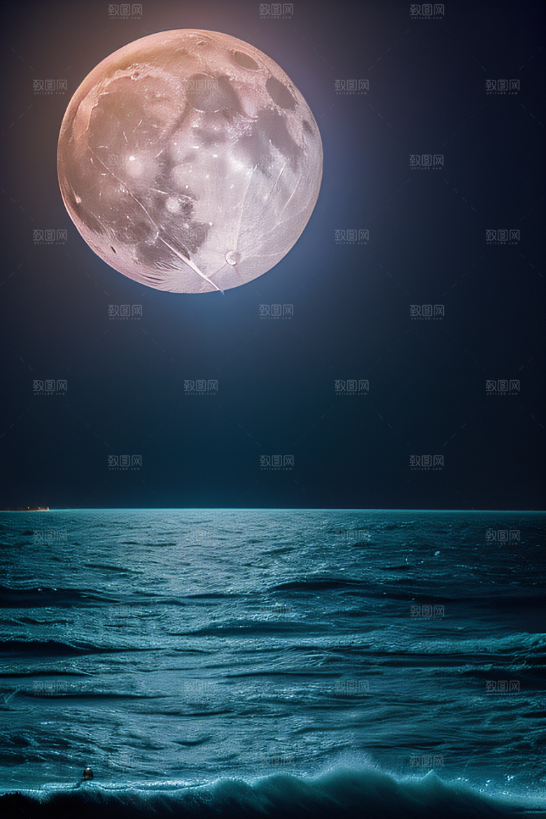 月夜之梦花海的幻境