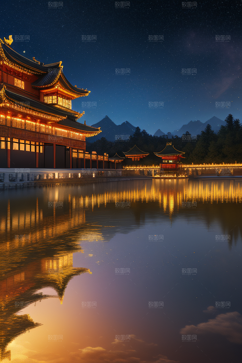 梦幻星空宫殿的神秘