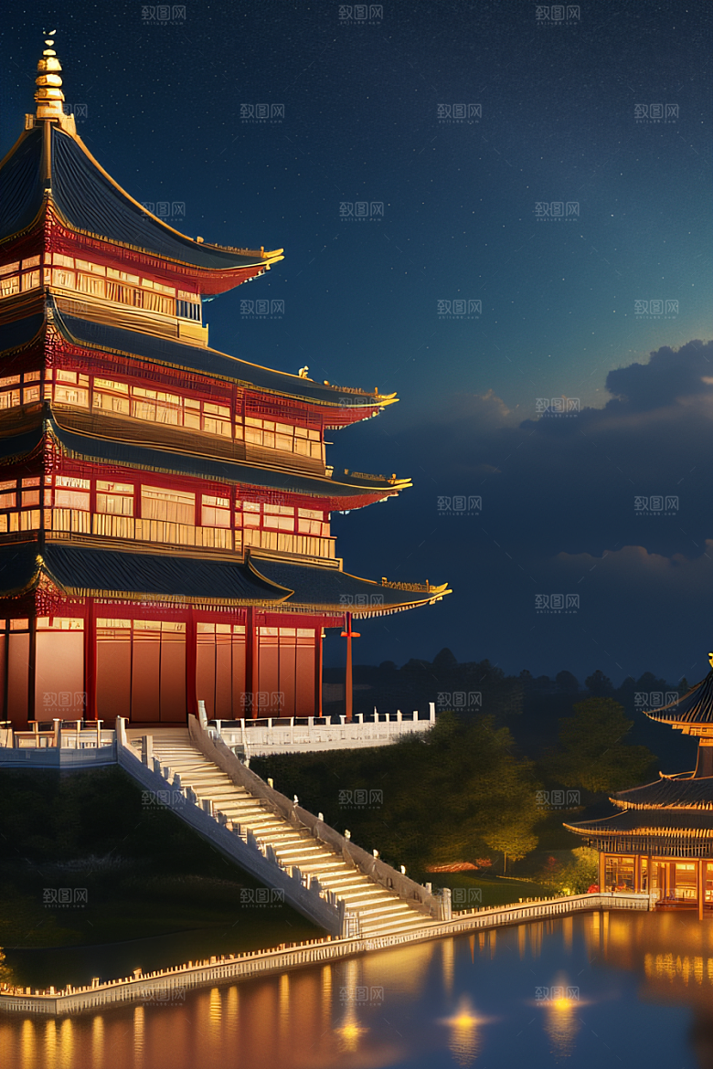 梦幻星空宫殿的神秘