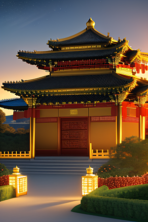 星空华殿奇幻建筑之美