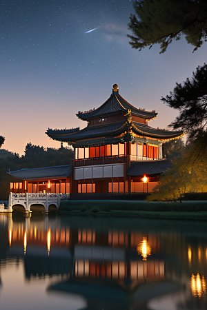 梦幻宫殿金色建筑之美