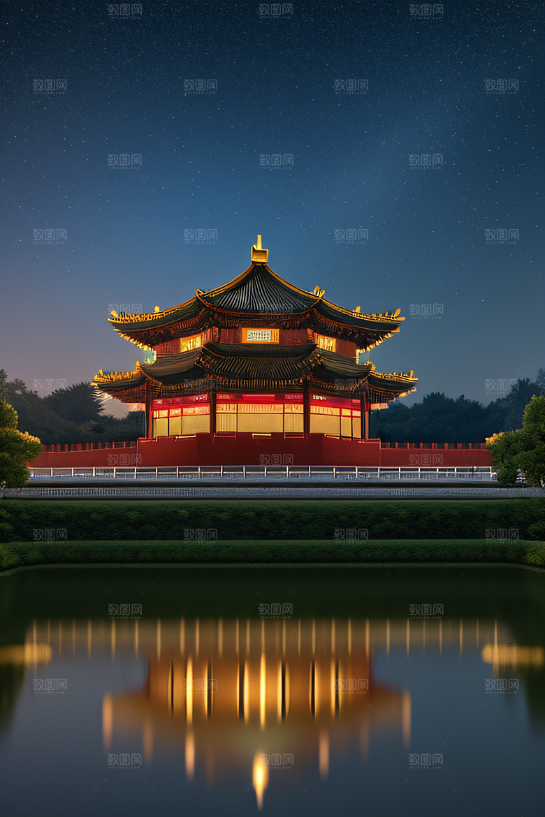 梦幻宫殿金色建筑之美