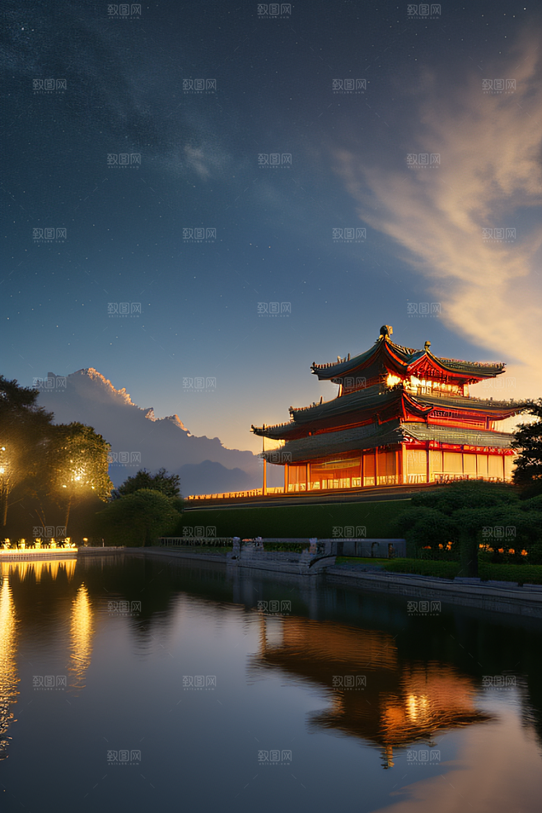 梦幻宫殿金色建筑之美