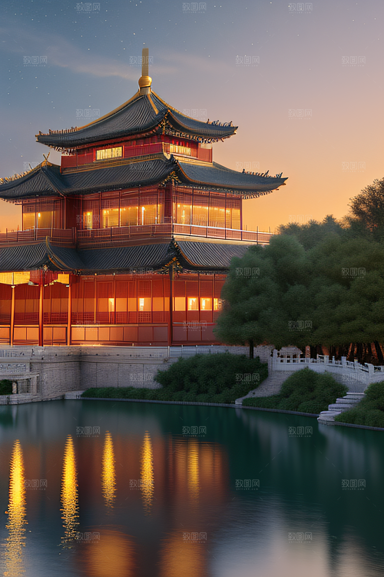 中国宫殿之梦华丽建筑的魅力