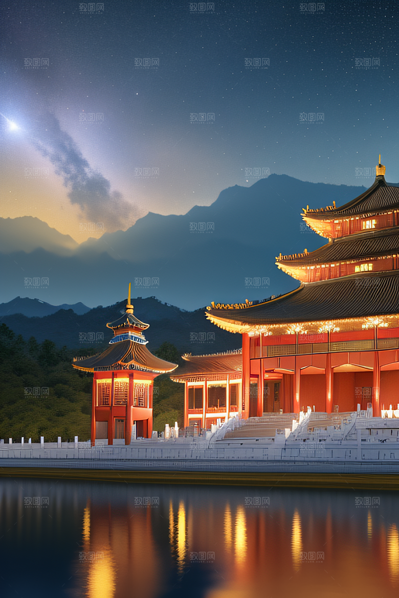 中国宫殿之梦华丽建筑的魅力