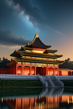 中国宫殿之梦华丽建筑的魅力
