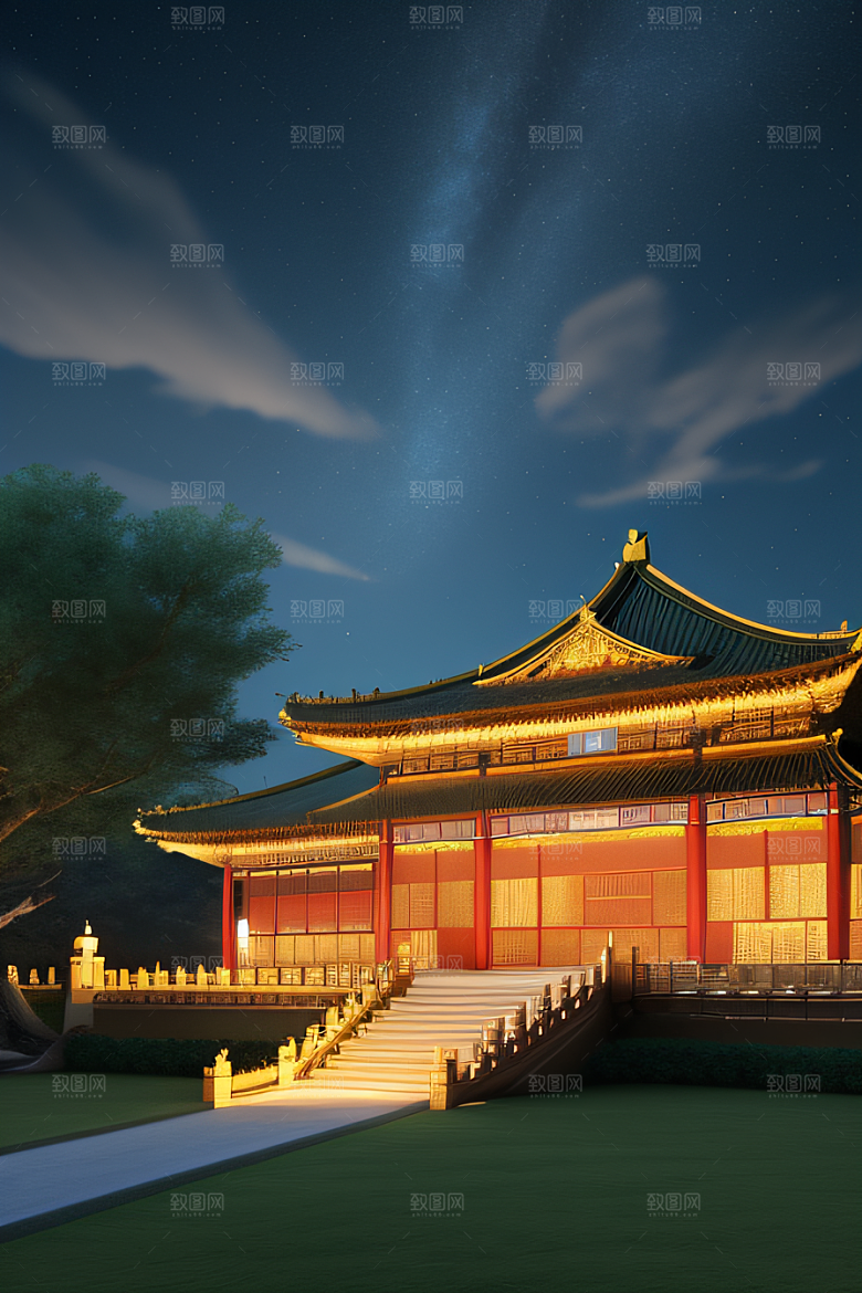 中国宫殿之梦华丽建筑的魅力