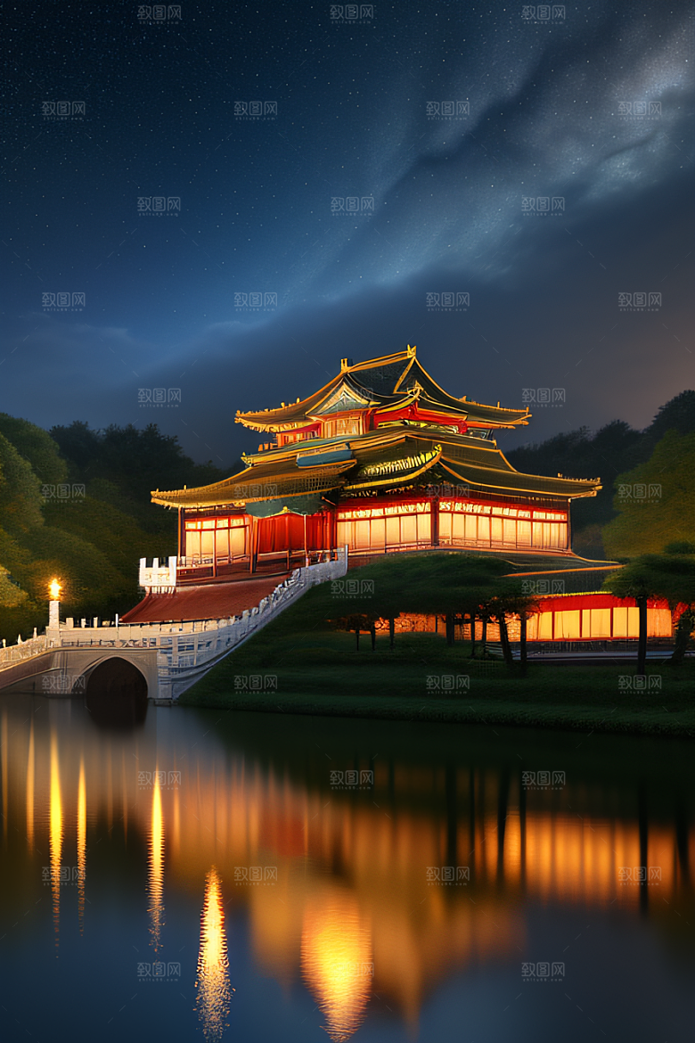 月光如诗浪漫花海